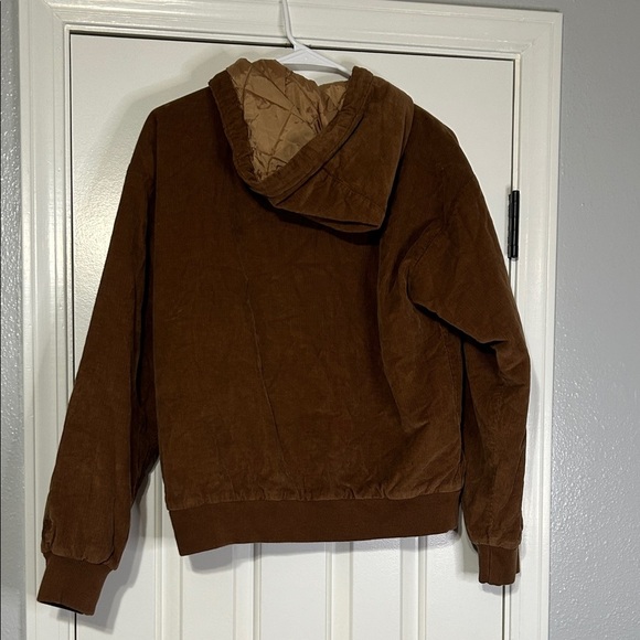 Alpine Design Brown Hooded Jacket - Picture 3 of 6